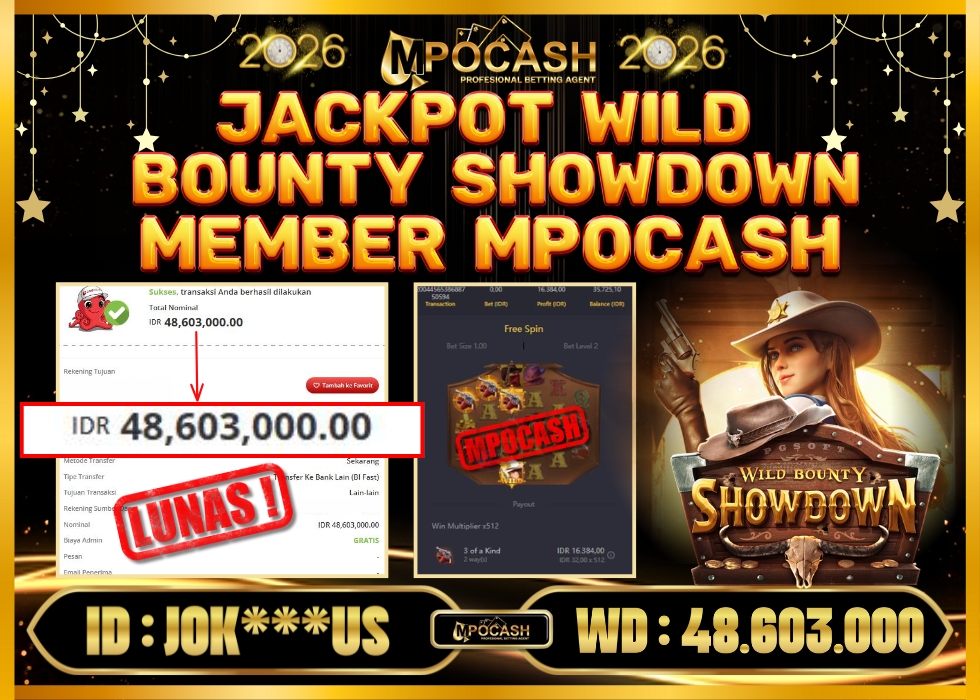 MPOCASH JACKPOT WILD BOUNTY SHOWDOWN